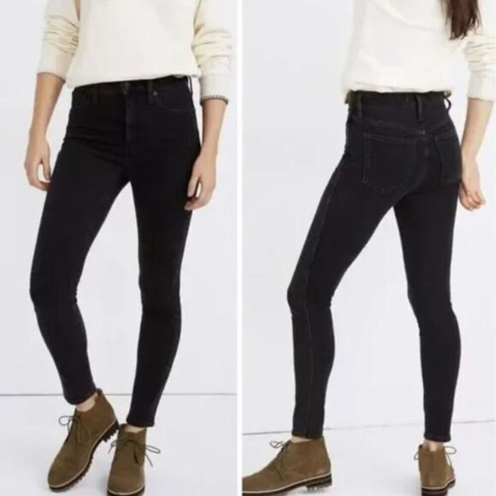 NEW‎ Madewell 10" High-Rise Skinny Jeans in Starkey Wash, 25